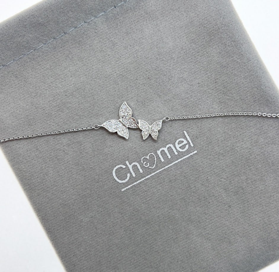 Butterfly Cubic Zirconia  Bracelet - CHOMEL