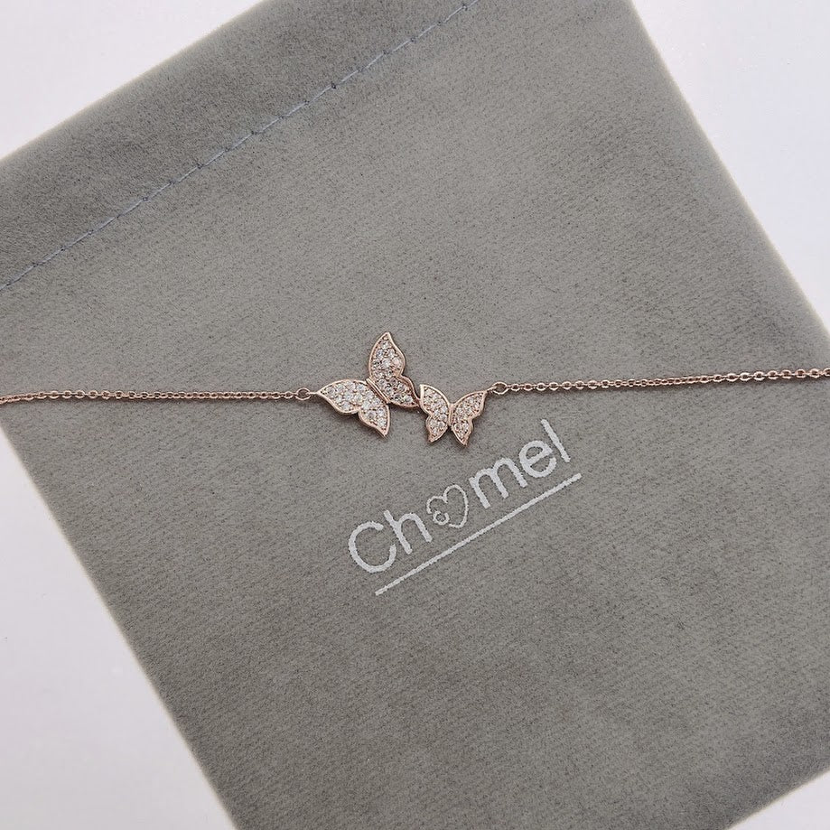 Butterfly Cubic Zirconia Bracelet - CHOMEL