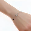 Moon & Star Cubic Zirconia Bracelet - CHOMEL