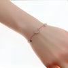 Moon & Star Cubic Zirconia Bracelet - CHOMEL