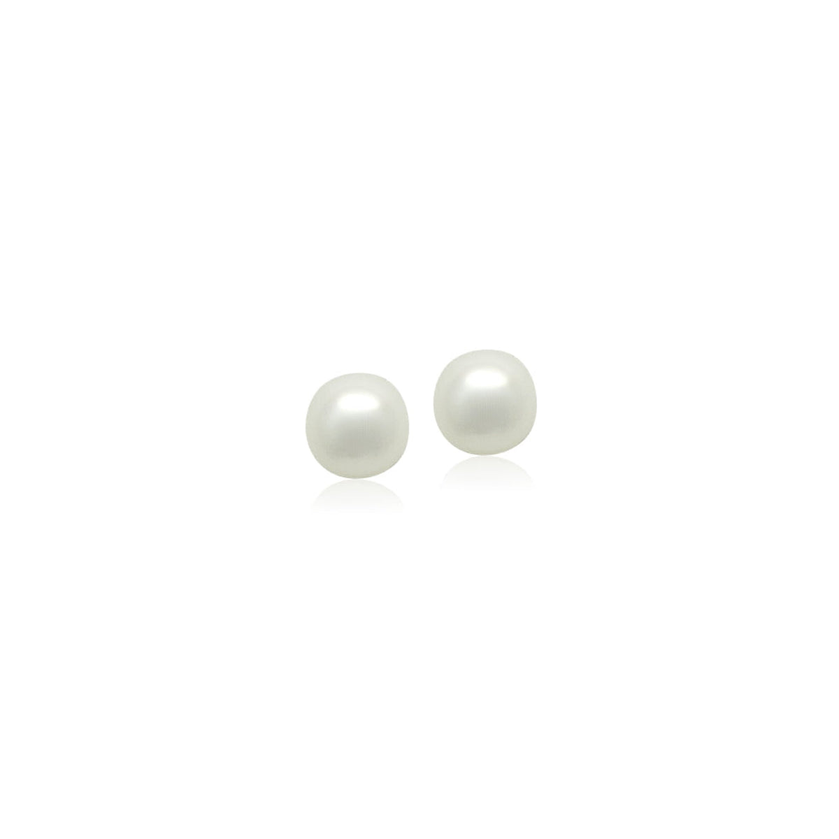 5-6mm Round Freshwater Pearl Earrings.