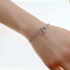 Heart & Ring Cubic Zirconia Bracelet - CHOMEL