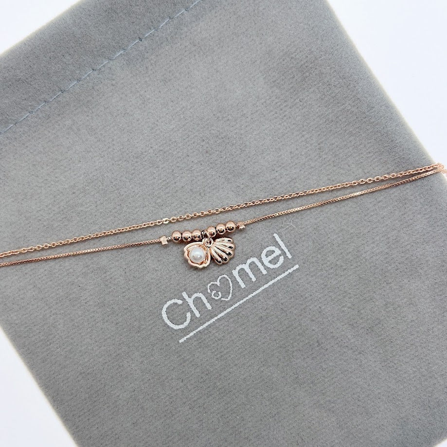 Shell on Chain Bracelet - CHOMEL