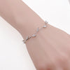 Leaf Cubic Zirconia Bracelet - CHOMEL