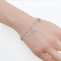 Flower Cubic Zirconia Bracelet - CHOMEL