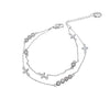 Cubic Zirconia Chain Bracelet - CHOMEL