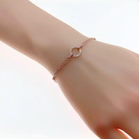 Round Cubic Zirconia Bracelet - CHOMEL