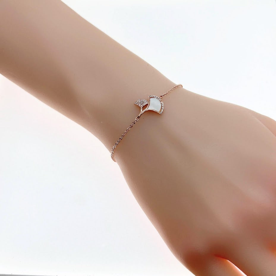 Leaf Mother of Pearl Bracelet - CHOMEL