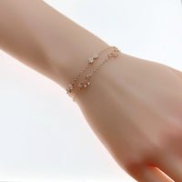 Ribbon Cubic Zirconia Bracelet - CHOMEL