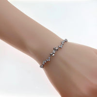 Ribbon Cubic Zirconia Bracelet - CHOMEL