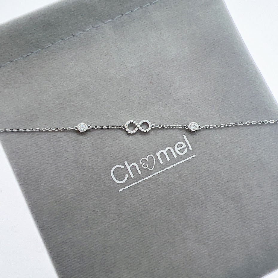 Infinity Cubic Zirconia Bracelet - CHOMEL
