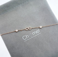 Infinity Cubic Zirconia Bracelet - CHOMEL
