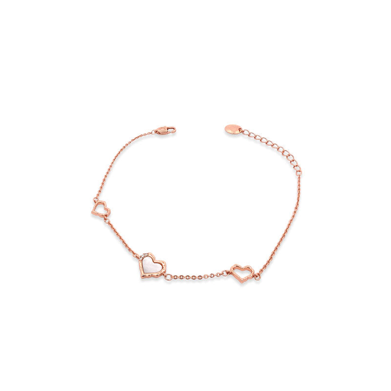 Heart Mother of Pearl Bracelet - CHOMEL