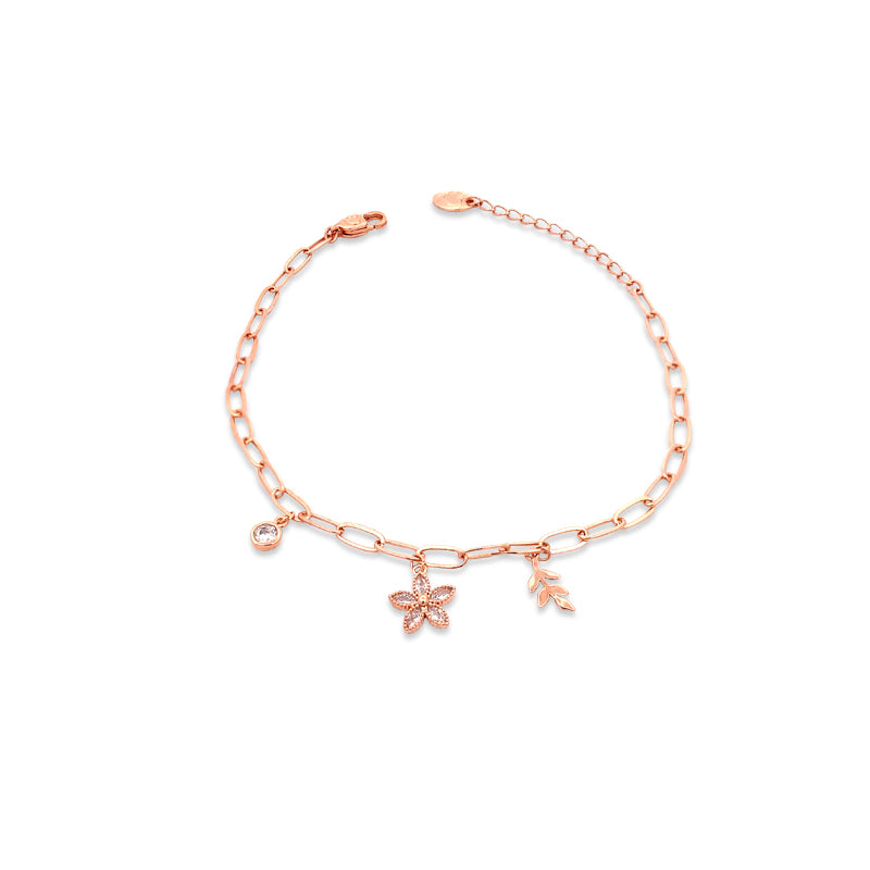 Cubic Zirconia Charm Bracelet - CHOMEL