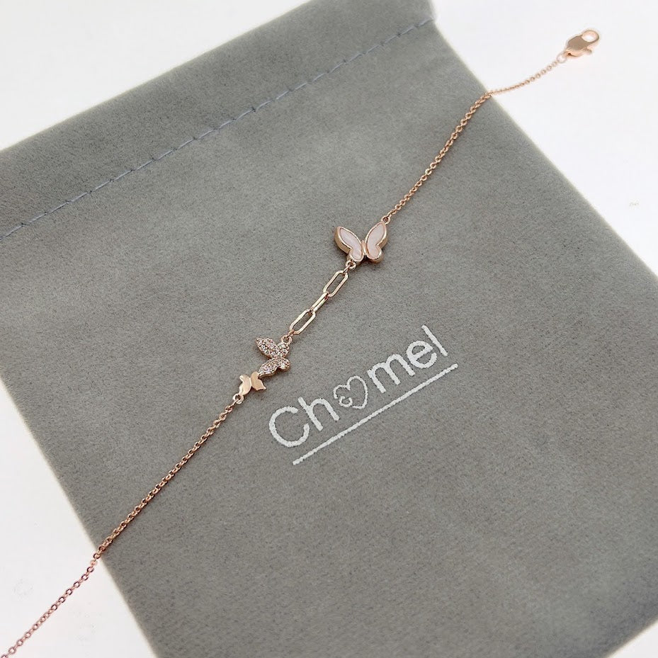Butterfly Mother of Pearl Bracelet - CHOMEL
