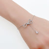 Ribbon Cubic Zirconia Bracelet - CHOMEL