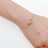 Ribbon Cubic Zirconia Bracelet - CHOMEL