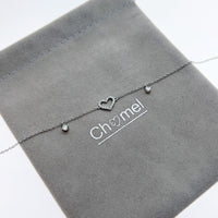 Heart Cubic Zirconia Bracelet - CHOMEL
