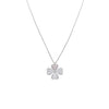 Clover Leaf Simulated Moonstone Necklace - CHOMEL