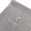 Simulated Moonstone Flower Necklace - CHOMEL