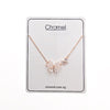 Simulated Moonstone Ribbon Necklace - CHOMEL