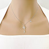 Lock & Key Cubic Zirconia Necklace - CHOMEL