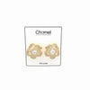Flower Cubic Zirconia Earrings - CHOMEL