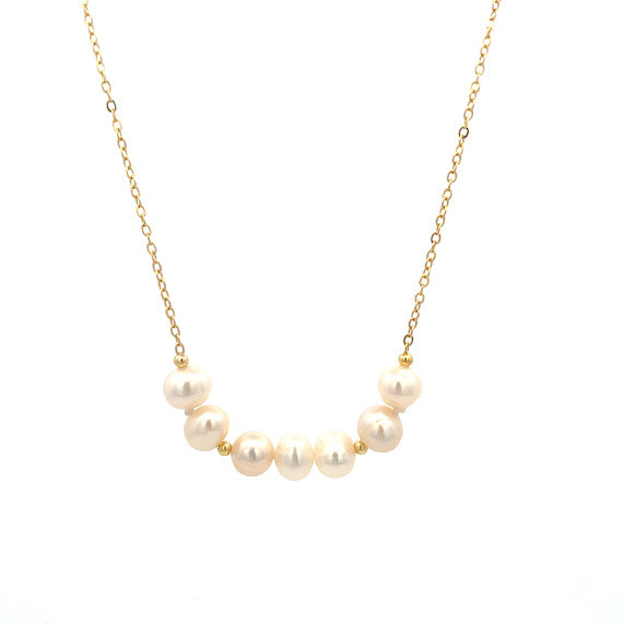 Freshwater Pearl Necklace On Chain