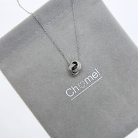 Interlocking Cubic Zirconia Necklace - CHOMEL