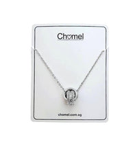 Interlocking Cubic Zirconia Necklace - CHOMEL