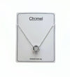Interlocking Cubic Zirconia Necklace - CHOMEL