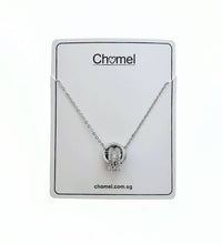 Interlocking Cubic Zirconia Necklace - CHOMEL