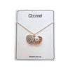 Shell Cubic Zirconia Necklace - CHOMEL