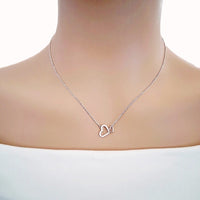 Heart Cubic Zirconia Necklace - CHOMEL