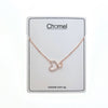 Heart Cubic Zirconia Necklace - CHOMEL