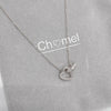 Heart Interlocking Cubic Zirconia Necklace - CHOMEL