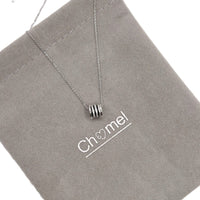 Tunnel Cubic Zirconia Necklace - CHOMEL