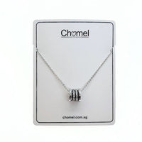 Tunnel Cubic Zirconia Necklace - CHOMEL