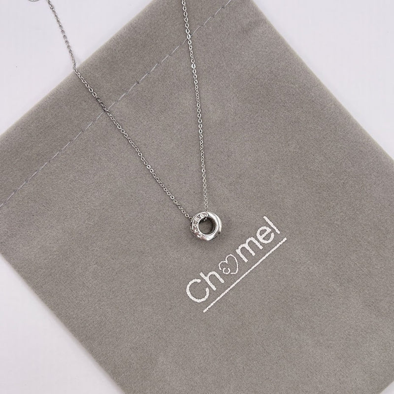 Tunnel Cubic Zirconia Necklace - CHOMEL