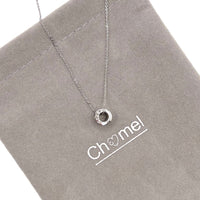 Tunnel Cubic Zirconia Necklace - CHOMEL