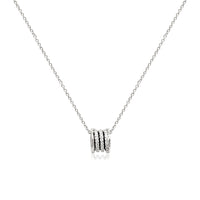 Tunnel Cubic Zirconia Necklace - CHOMEL