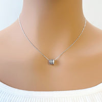 Tunnel Cubic Zirconia Necklace - CHOMEL