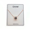 Tunnel Cubic Zirconia Necklace - CHOMEL