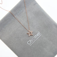 Star Cubic Zirconia Pendant Necklace - CHOMEL
