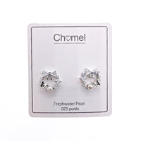 Freshwater Pearl Ribbon Earrings - CHOMEL