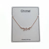 Leaf Cubic Zirconia Necklace - CHOMEL