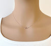 Leaf Cubic Zirconia Necklace - CHOMEL
