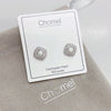 Freshwater pearl and Cubic Zirconia 