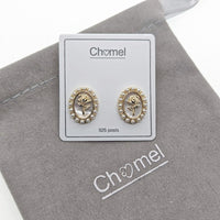 Mother of Pearl Gold Earrings - CHOMEL
