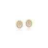 Mother of Pearl Gold Earrings - CHOMEL